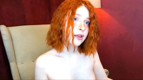 camshow, compilation, redhead teen, solo