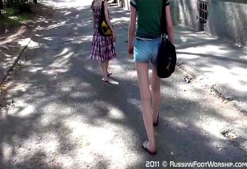 russian feet, fetish, public