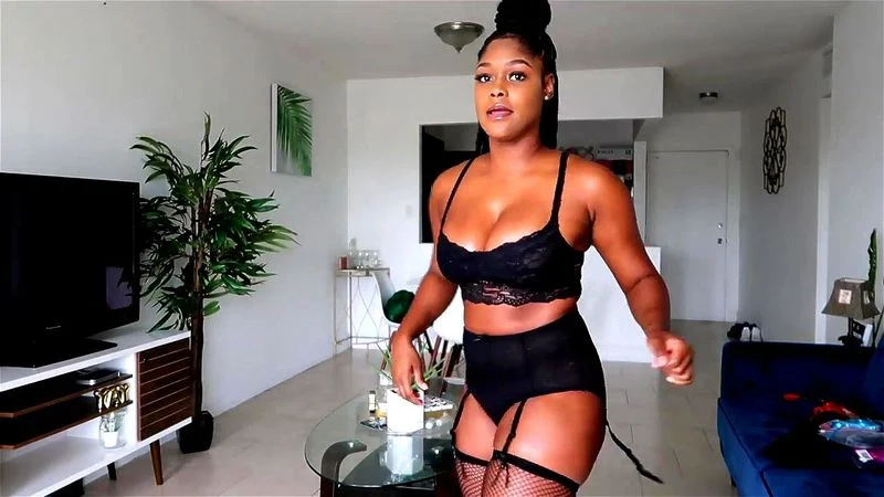 Ebony Hottie try-on lingerie Haul