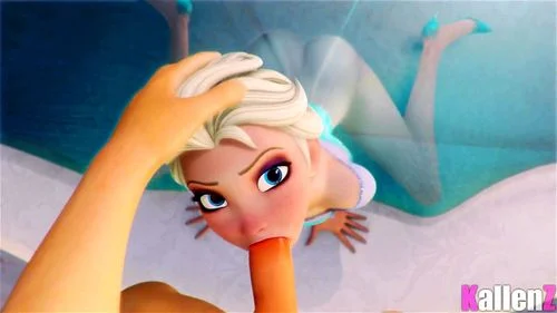 elsa frozen blowjob