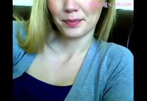 blonde camgirl chat and strip for viewers - panties lover