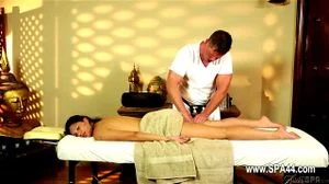 Very tricky massage room of hot masseur
