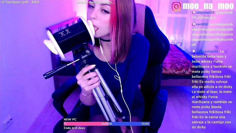 Moona ASMR stream twitch 08 - 13 - 20