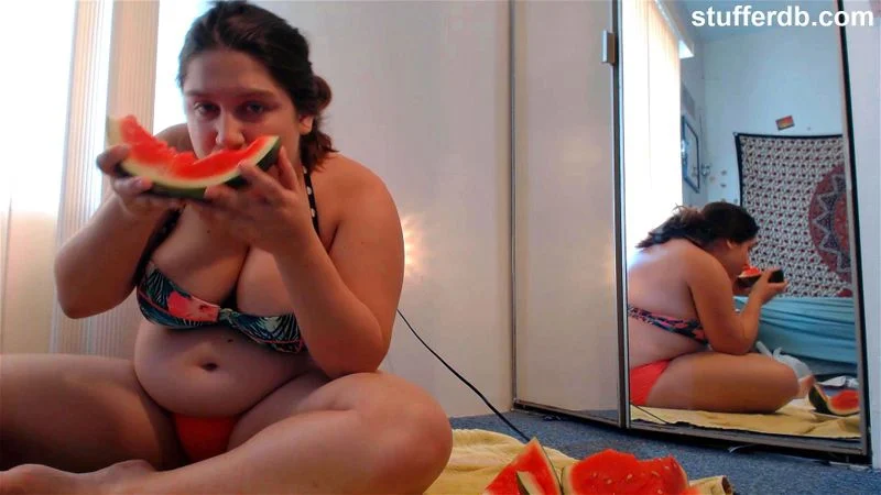 Watermelon stuffing & shower