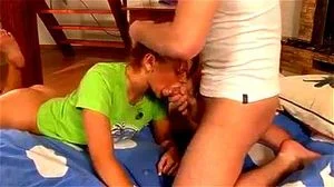 Russian redhead gets (throat)fucked