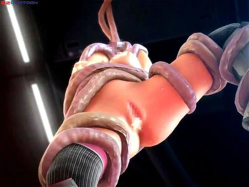 KINKY OCTOPUS FILLS HOLES OF A GORGEOUS 3D GIRL: Blowjob, Stripchat & Hentai Porn