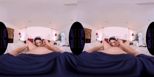 vr, big tits, virtual reality, cumshot