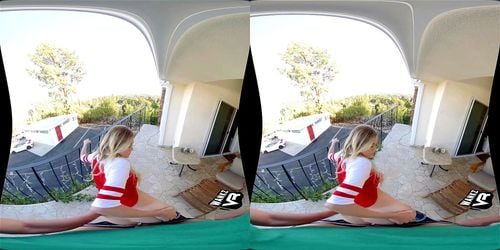 blonde, virtual reality, vr, Chloe Foster