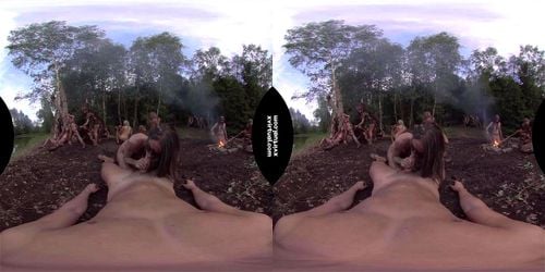 vr, virtual reality, tribal, blowjob