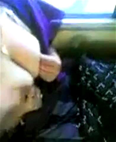 Indian girl showing boobs in bus