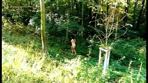 Solo Babe porn video – Nude in Public