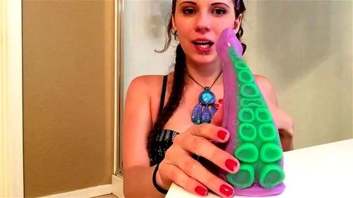 toy, babe, big dick, tentacle