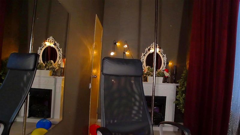 Toying pussy in armchair Toying pussy in armchair