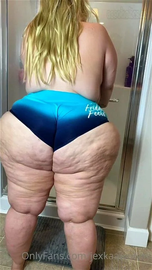 cellulite ass, bbw, big ass, jexkaa