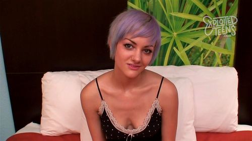 Petite Emo Teen With Meaty Pussy Lips Sucks and Gets Fucked