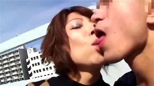 kiss, japanese, fetish, public