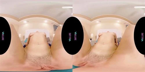 brunette, big ass, small tits, virtual reality