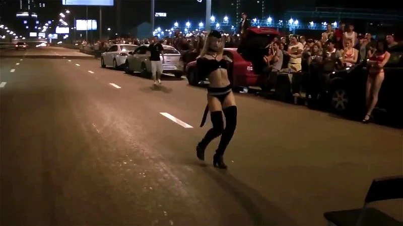 Another stripper at a street car event