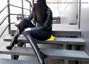 Leather and boots