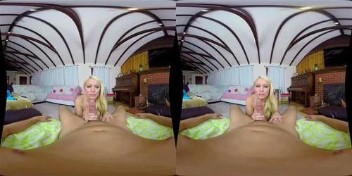 vr porn, pov, blonde, virtual reality