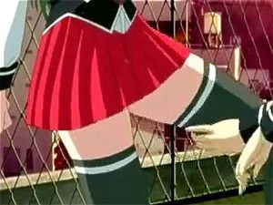 anime chick gets fucked on the rooftop