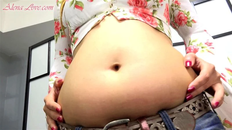 Alena Love belly explosion