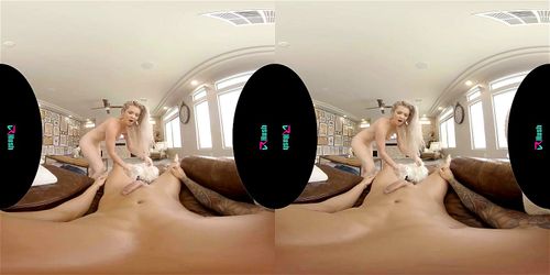 virtual reality, kaycarter, vr, blonde