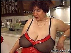 Hot French BBW Granny Olga