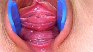 Gyno dildo and hard vagina opening