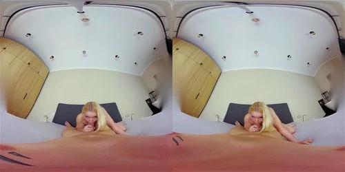 blonde, virtual reality, reverse cowgirl, big tits