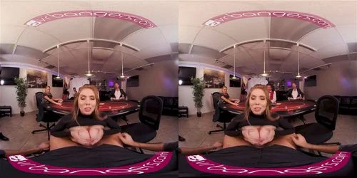 virtual reality, poker, pov, big tits