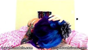 Tattooed alt goddess sit on my face  thumbnail