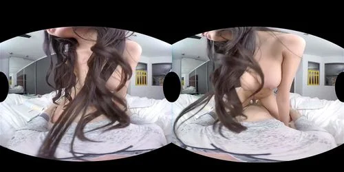 amateur, tits sucking, vr, virtual reality