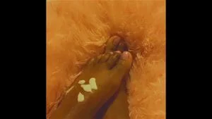 foot stuff from a beautiful girl
