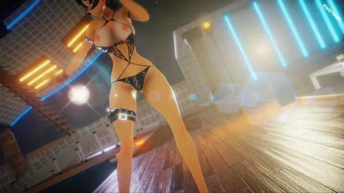 striptease, hentai, mmd, dance