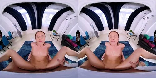 virtual reality, blowjob, creampie, cum in pussy