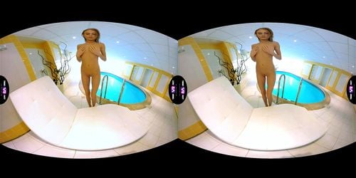 pool, vr, virtual reality, blonde