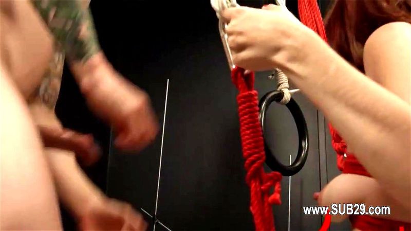 To much of rope and hot BDSM submissive sex To much of rope and hot BDSM submissive sex