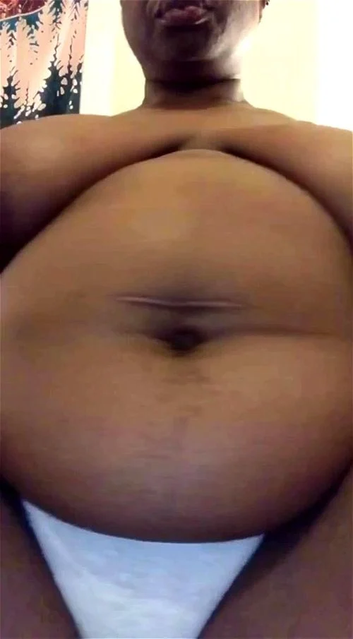 ebony, fetish, fat belly, gluttony