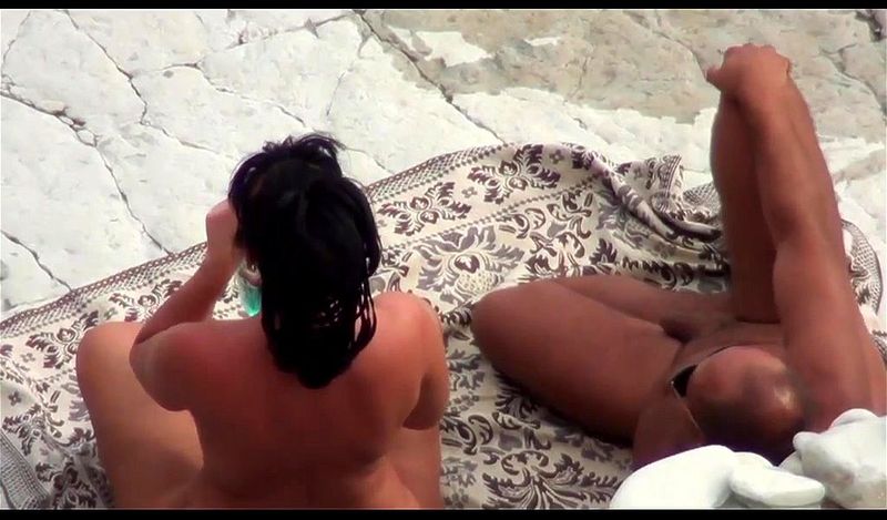 Another man fuck the wife at nude beach