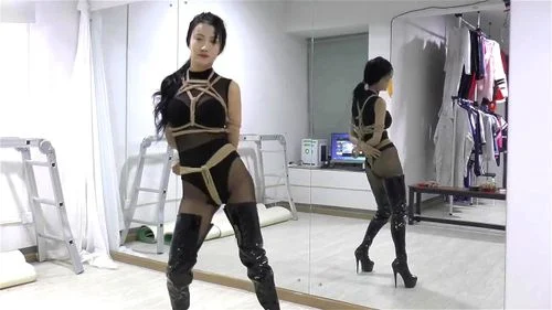 asian, rope bondage, dancing, chinese bondage
