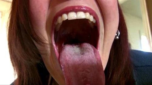 tongue fetish, throat, long tongue, big tongue
