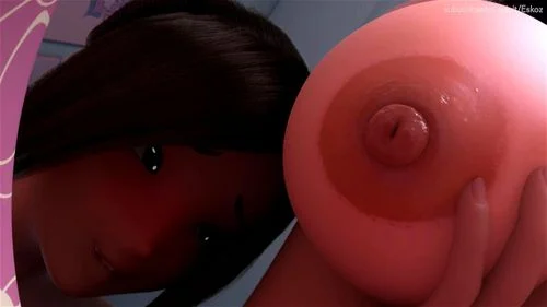 big tits, giantess, animated 3d, eskoz