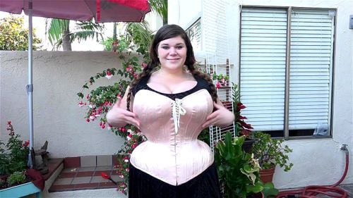bbw, amateur, corset big tits, big tits