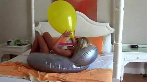 toy, balloon, masturbation, balloon fetish