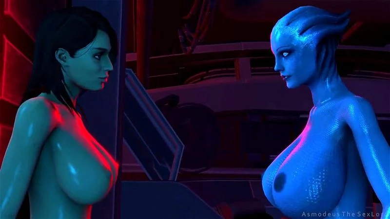 Ashley and Liara docking Ashley and Liara docking