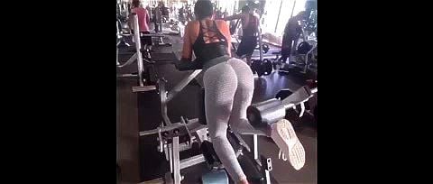 leggings, gym, gym ass, candid