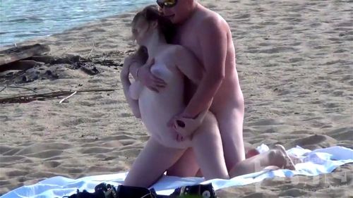 Wife Ravished by Stranger on Beach