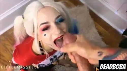 big dick, cum in mouth, harley quinn, compilation