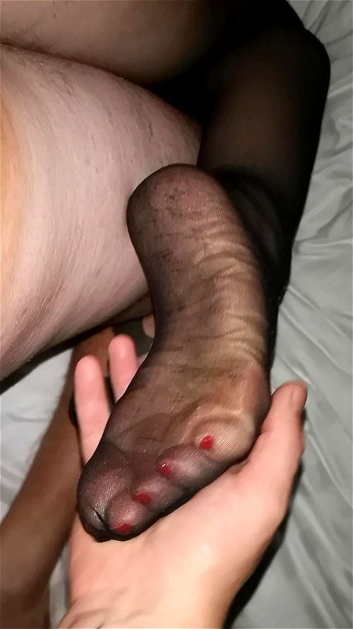 nylon feet, big tits, legs and feet, brunette